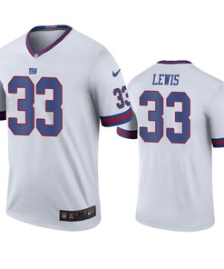New York Giants Dion Lewis White Color Rush Legend Jersey