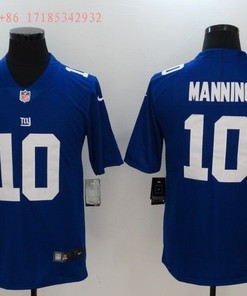 New York Giants Eli Manning #10 Nfl 2020 Cobalt Jersey Jersey