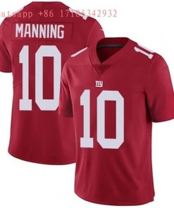 New York Giants Eli Manning #10 Nfl 2020 Red Jersey Jersey
