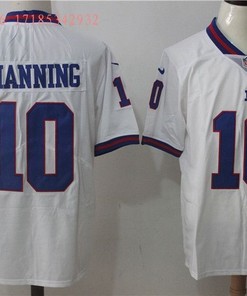 New York Giants Eli Manning #10 Nfl 2020 White Jersey Jersey