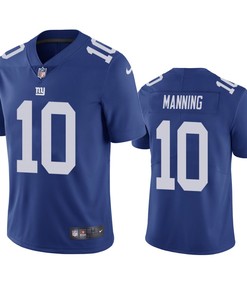 New York Giants Eli Manning Royal Vapor Limited Jersey