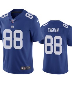New York Giants Evan Engram Royal 100th Season Vapor Limited Jersey