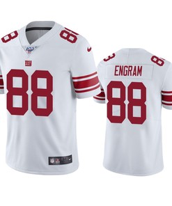 New York Giants Evan Engram White 100th Season Vapor Limited Jersey
