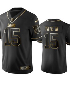 New York Giants Golden Tate Iii Black Golden Edition 2019 Vapor Untouchable Limited Jersey - Mens