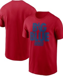 New York Giants Hometown Collection Big Blue T-Shirt - Red