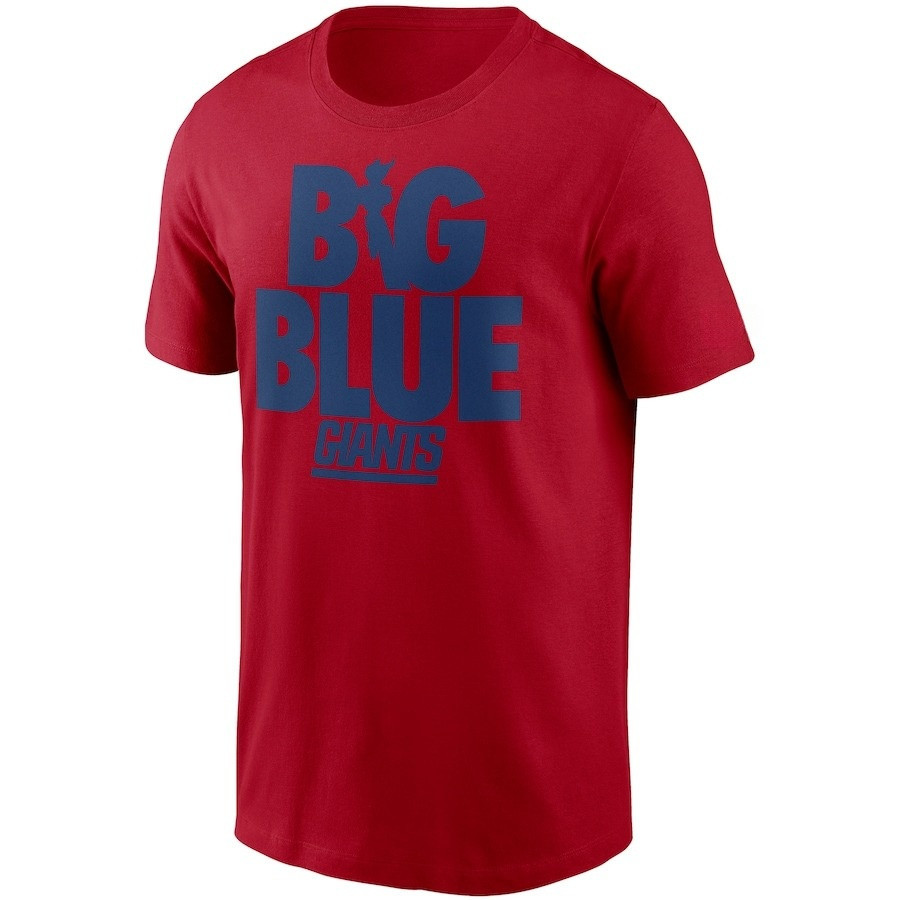 New York Giants Hometown Collection Big Blue T-Shirt - Red