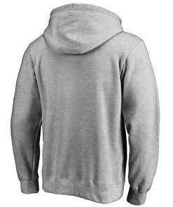 New York Giants Iconic Collection Fade Out Pullover Hoodie - Heather Grey