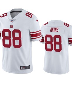New York Giants Jordan Akins 88 White Vapor Limited Jersey