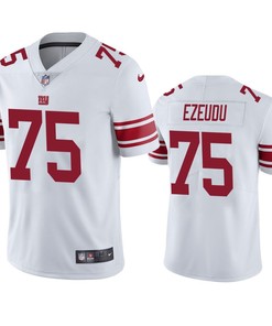 New York Giants Joshua Ezeudu 75 White Vapor Limited Jersey