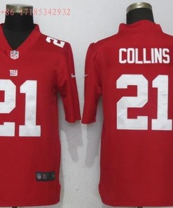 New York Giants Landon Collins #21 Nfl 2020 Red Jersey Jersey