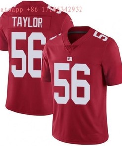 New York Giants Lawrence Taylor #56 Nfl 2020 Red Jersey Jersey