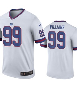 New York Giants Leonard Williams White Color Rush Legend Jersey
