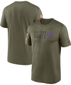 New York Giants Men 2022 Salute to Service Legend Team T-Shirt - Olive