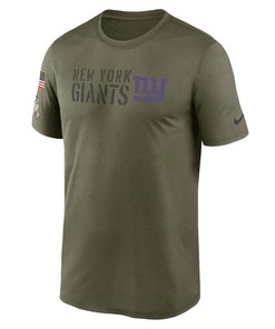 New York Giants Men 2022 Salute to Service Legend Team T-Shirt - Olive