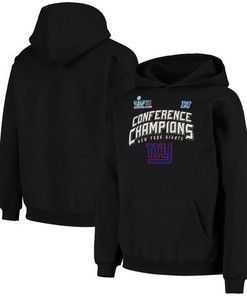 New York Giants NFC Conference Champions Black Pullover Hoodie