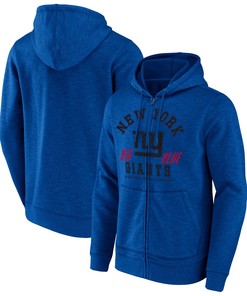 New York Giants Nfl X Darius Rucker Collection By Slub Full-zip Hoodie - Royal