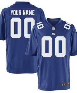 New York Giants Nike Custom Game Jersey - Royal