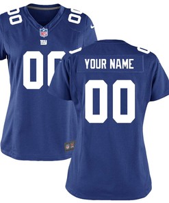 New York Giants Nike Womens Custom Game Jersey - Royal Blue
