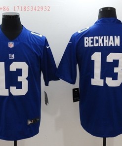 New York Giants Odell Beckham Jr #13 Nfl 2020 Cobalt Jersey Jersey