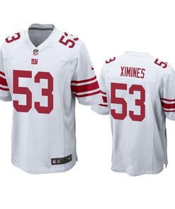 New York Giants Oshane Ximines 2019 Nfl Draft White Game Jersey