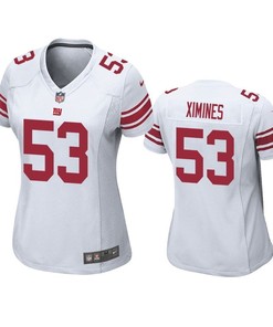 New York Giants Oshane Ximines 2019 Nfl Draft White Game Womens Jersey