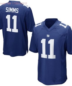 New York Giants Phil Simms #11 Nfl 2020 Cobalt Jersey Jersey