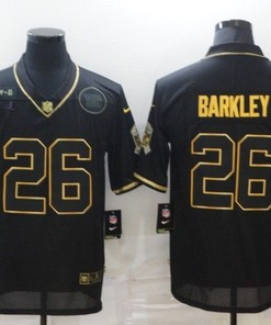 New York Giants Saquon Barkley #26 Nfl 2020 Black Jersey
