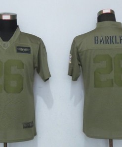 New York Giants Saquon Barkley #26 Nfl 2020 Moss Green Jersey