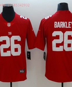 New York Giants Saquon Barkley #26 Nfl 2020 Red Jersey Jersey