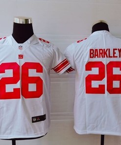 New York Giants Saquon Barkley #26 Nfl 2020 White Jersey