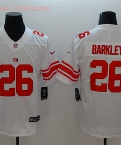 New York Giants Saquon Barkley #26 Nfl 2020 White Jersey Jersey