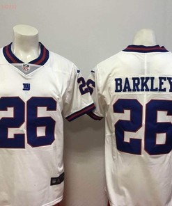 New York Giants Saquon Barkley #26 Nfl 2020 White Jersey Jersey
