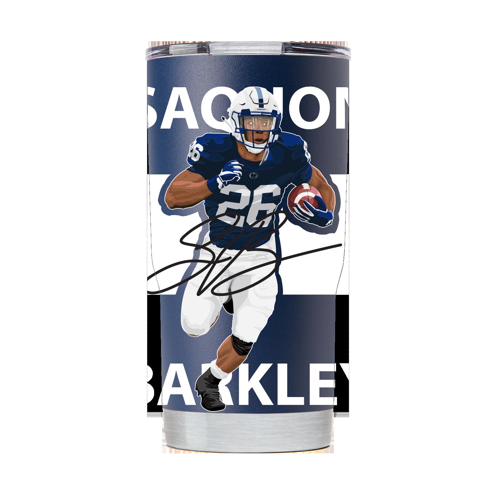 New York Giants Saquon Barkley Navy Tumbler - New York Giants Saquon Barkley Navy Tumbler - Show Your Giants Pride