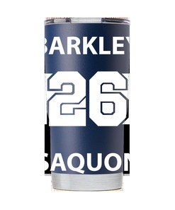 New York Giants Saquon Barkley Navy Tumbler - New York Giants Saquon Barkley Navy Tumbler - Show Your Giants Pride