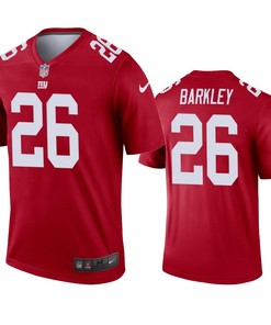 New York Giants Saquon Barkley Red Inverted Legend Jersey