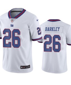 New York Giants Saquon Barkley White Nike Color Rush Limited Jersey