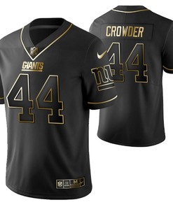 New York Giants Tae Crowder 44 2021 Nfl Golden Brandedition Black Jersey Gift For Giants Fans