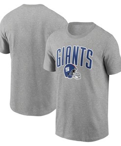 New York Giants Team Athletic T-Shirt - Heathered Gray