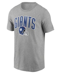 New York Giants Team Athletic T-Shirt - Heathered Gray