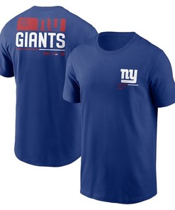 New York Giants Team Incline T-Shirt - Royal
