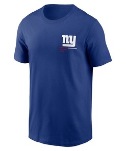 New York Giants Team Incline T-Shirt - Royal
