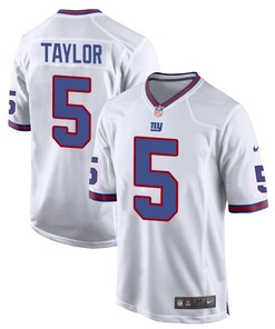 New York Giants Tyrod Taylor 5 Alternate Game Jersey - White Jersey