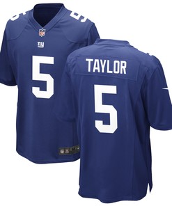 New York Giants Tyrod Taylor 5 Game Jersey - Royal Jersey