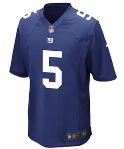 New York Giants Tyrod Taylor 5 Game Jersey - Royal Jersey