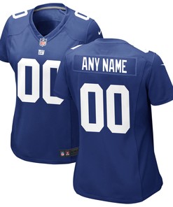 New York Giants Womens Custom Jersey Royal Custom Jerseys Nfl