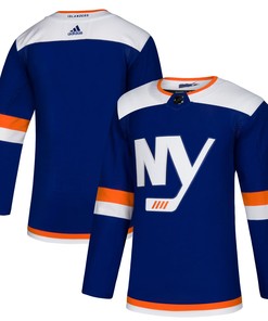 New York Islanders Adidas Alternate Authentic Blank Jersey - Blue Nhl