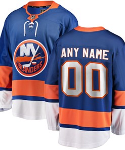 New York Islanders Fanatics Branded Home Breakaway Custom Jersey - Blue Custom Jerseys Nhl