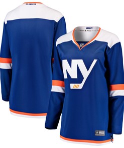 New York Islanders Fanatics Branded Womens Alternate Breakaway Blank Jersey - Blue Nhl