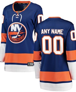 New York Islanders Fanatics Branded Womens Home Breakaway Custom Jersey - Blue Custom Jerseys Nhl