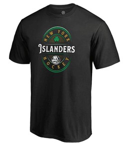 New York Islanders St. Patrick's Day Forever Lucky T-Shirt - Black